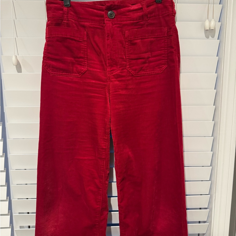 Anthropologie Maeve Collette wide leg crops